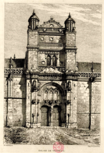 Dessin de la façade Ouest, par Egène Sadoux