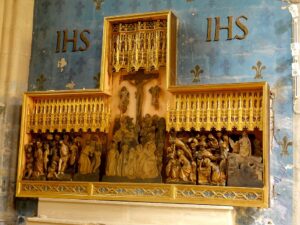 retable, les trois parties