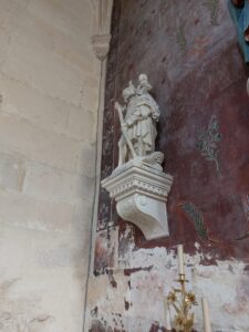 Saint Christophe à l'église de Vétheuil