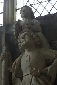 Saint Christophe à l'église de Guiry