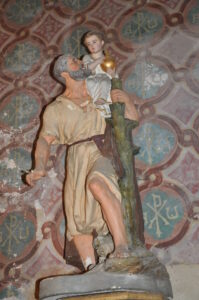 Saint Christophe à l'église de La-Roche-Guyon