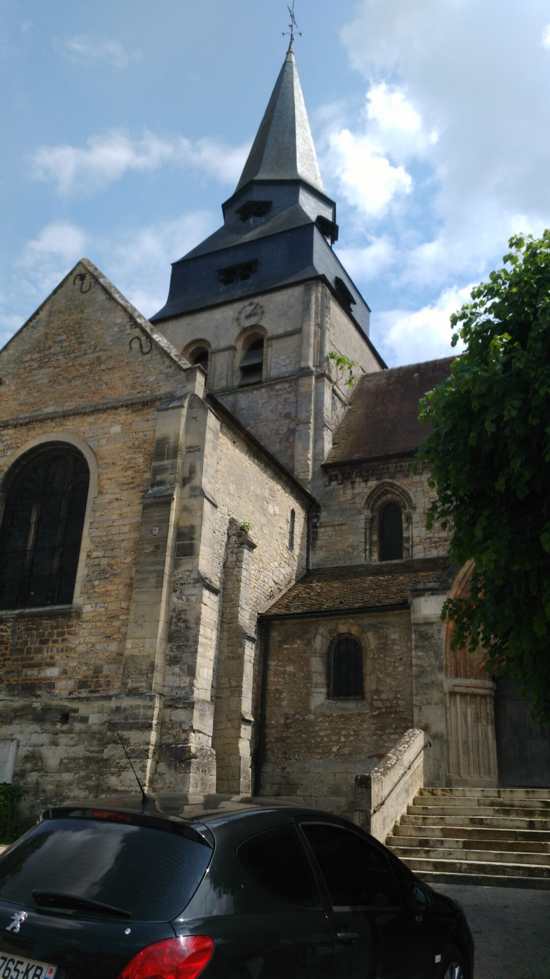 photo de l'église de St Clair sur Epte, par MP