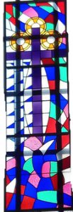 Vitrail Croix par Marie Hénon