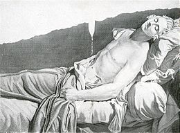 La mort de Saint-Fargeau, par David